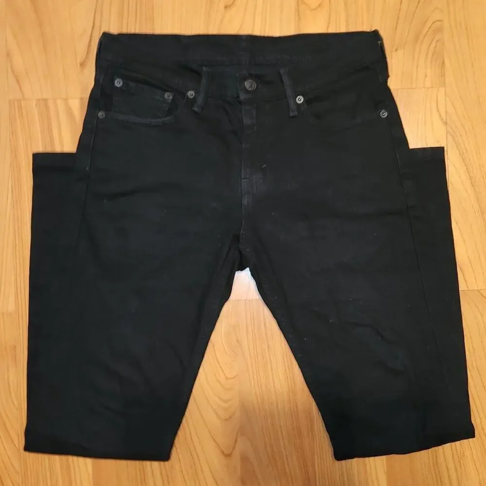 Levi’s Levi 511 Men’s Black Slim Jeans 29x30